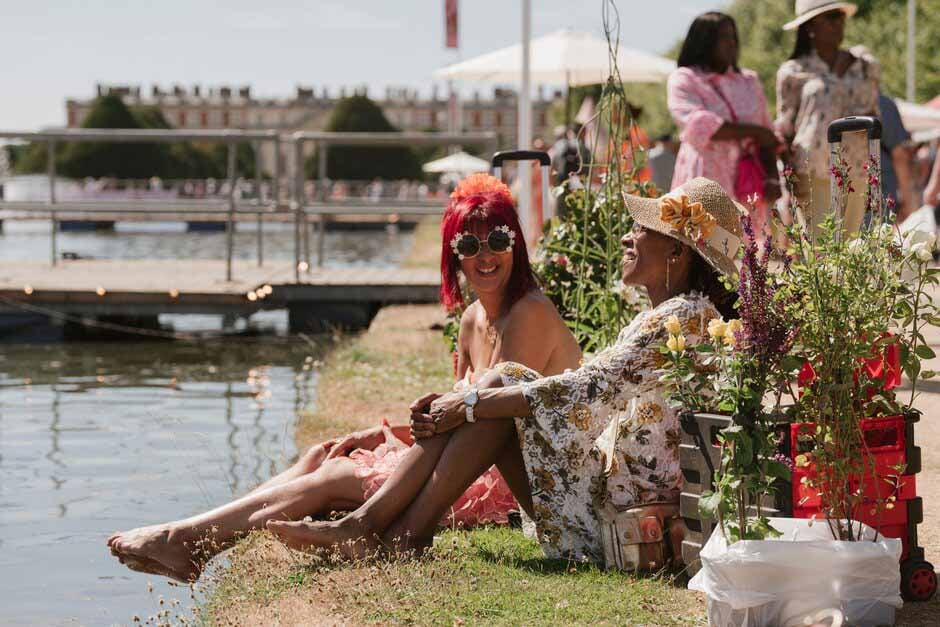 Sunbathing by the Longwater