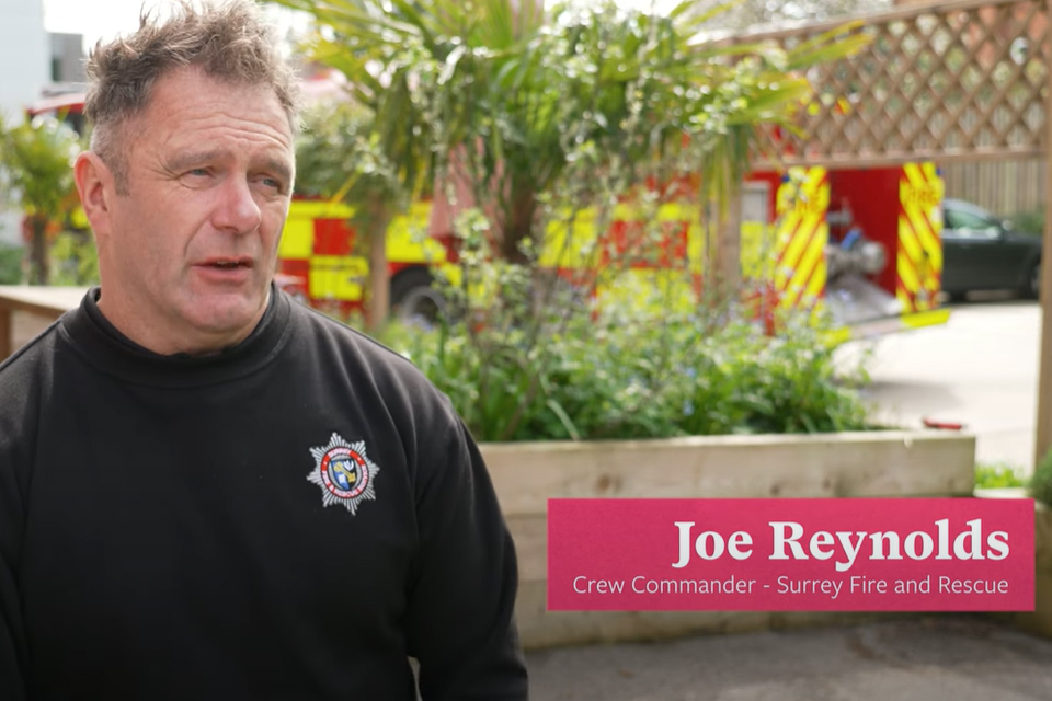 A garden oasis at Guildford Fire Station