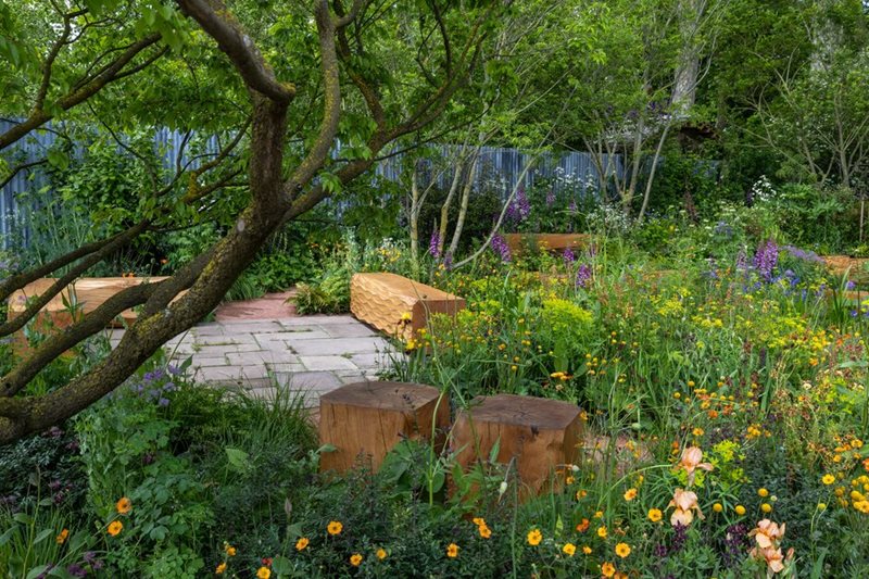 The Octavia Hill Garden by Blue Diamond with The National Trust