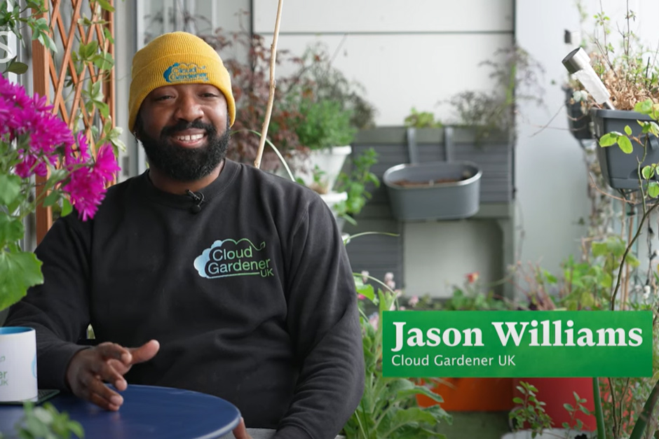 Gardening on a balcony with the Cloud Gardener