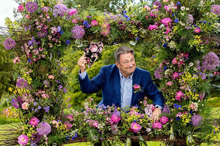 Alan Titchmarsh at RHS Harlow Carr Flower Show