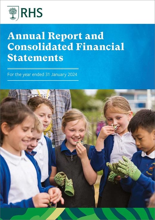 RHS Annual Report cover 2023–2024
