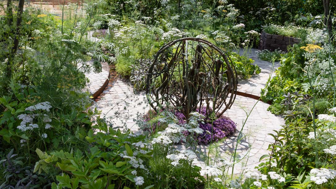 The Health And Wellbeing Garden At RHS Hampton Court Palace Flower Show ...