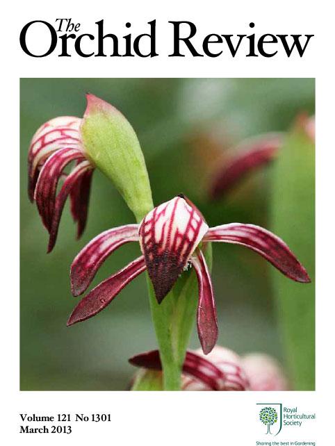 Download articles from the Orchid Review / RHS Gardening